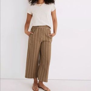 Madewell Linen Huston Pull On Pants